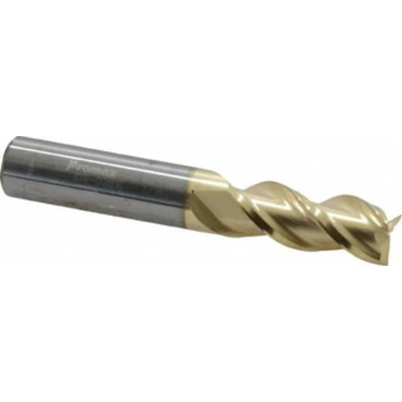 OSG 17/64, 3/4 LOC, 5/16 Shank Diam, 2-1/2 OAL, 2 Flute, Solid Carbide Square End Mill Single End, Uncoated, Spiral F...